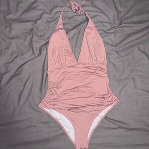 Pink One Piece Swim Suit